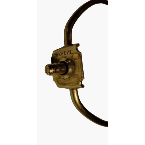 Wescal lamp Harp Brass 10 Inch - Picture 2 of 5